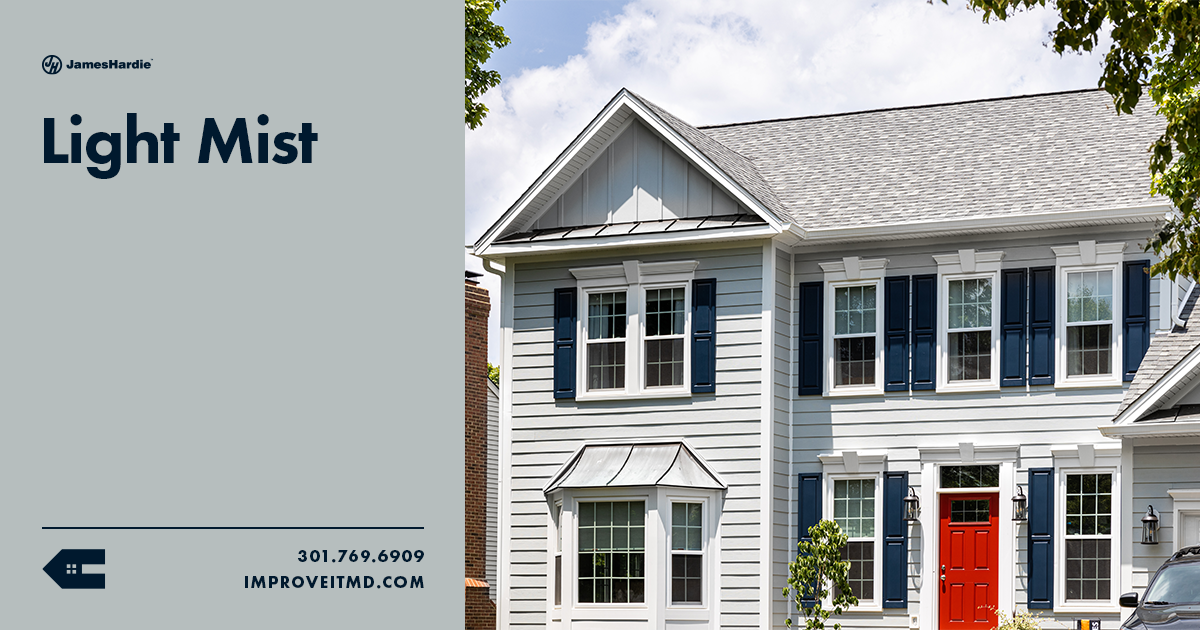 Light Mist James Hardie Siding Colors